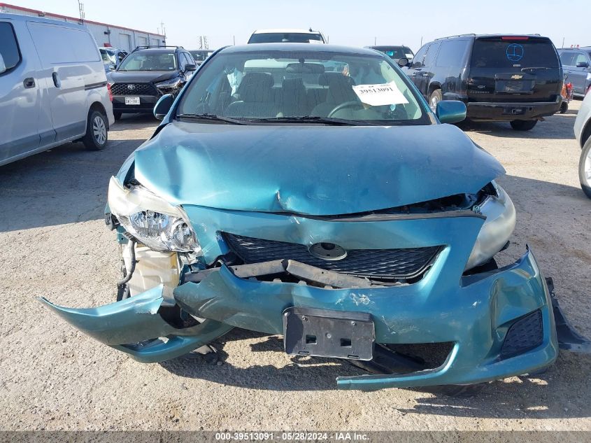 2010 Toyota Corolla Le VIN: 2T1BU4EE0AC274783 Lot: 39513091