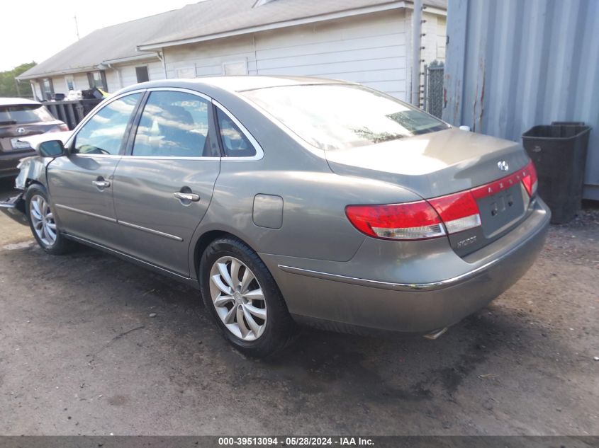 2006 Hyundai Azera Limited/Se VIN: KMHFC46FX6A105180 Lot: 39513094