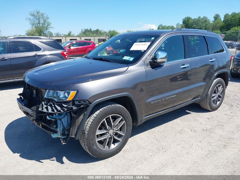 2017 Jeep Grand Cherokee Limited 4X4 VIN: 1C4RJFBG8HC807717 Lot: 39513105