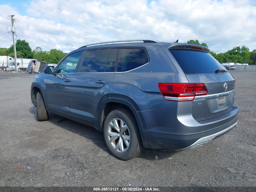 2018 Volkswagen Atlas 3.6L V6 Se VIN: 1V2KR2CA8JC513932 Lot: 39513121