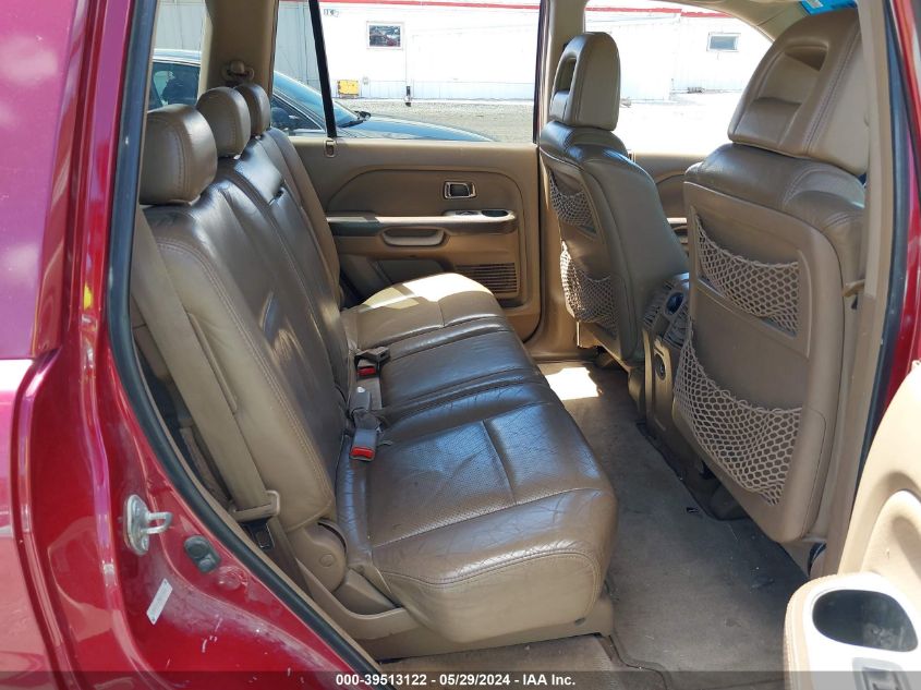 2004 Honda Pilot Ex-L VIN: 5FNYF18574B003766 Lot: 39513122