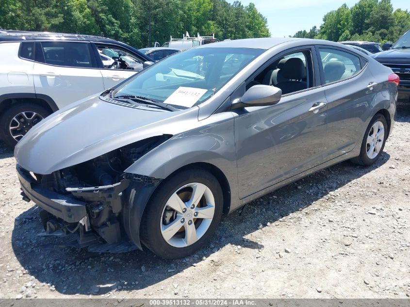 2013 Hyundai Elantra Gls VIN: 5NPDH4AE8DH354515 Lot: 39513132