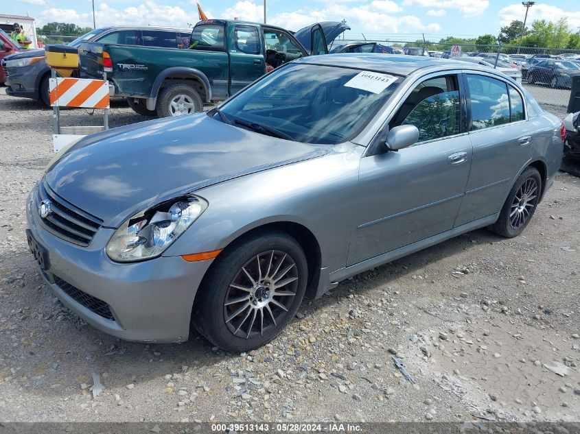 2006 Infiniti G35X VIN: JNKCV51F86M611277 Lot: 39513143