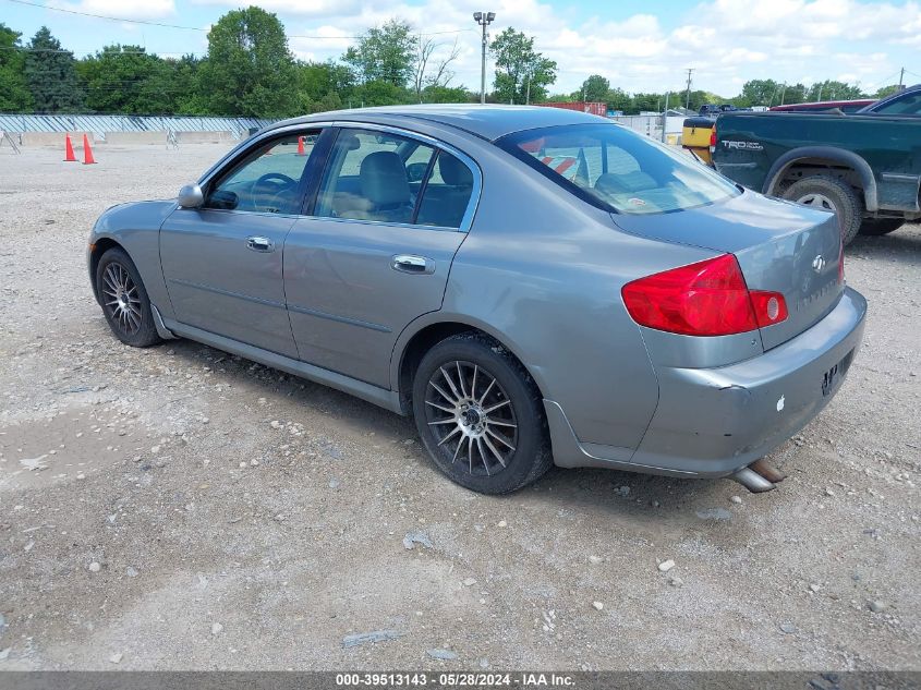 2006 Infiniti G35X VIN: JNKCV51F86M611277 Lot: 39513143