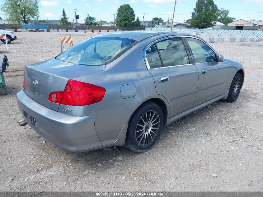 2006 Infiniti G35X VIN: JNKCV51F86M611277 Lot: 39513143