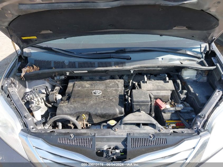 2011 Toyota Sienna Limited V6 VIN: 5TDYK3DC5BS033594 Lot: 39513178