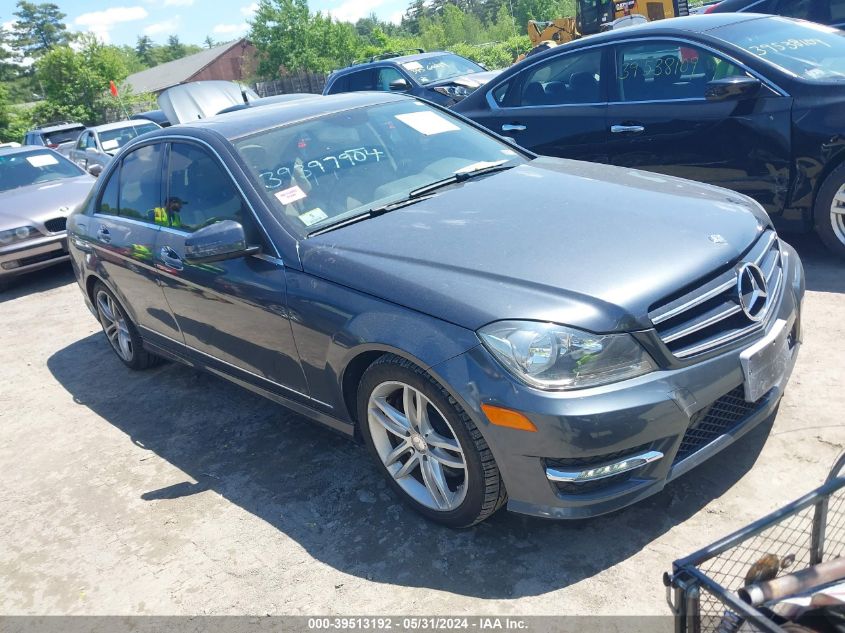 2014 Mercedes-Benz C 300 Luxury 4Matic/Sport 4Matic VIN: WDDGF8AB7EA892105 Lot: 39513192