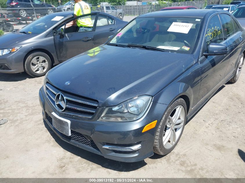 2014 Mercedes-Benz C 300 Luxury 4Matic/Sport 4Matic VIN: WDDGF8AB7EA892105 Lot: 39513192