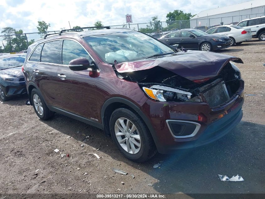 2017 Kia Sorento 3.3L Lx VIN: 5XYPGDA57HG291517 Lot: 39513217