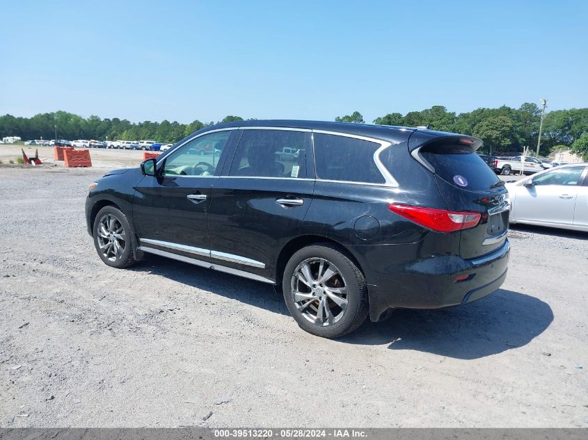 2013 Infiniti Jx35 VIN: 5N1AL0MMXDC308575 Lot: 39513220