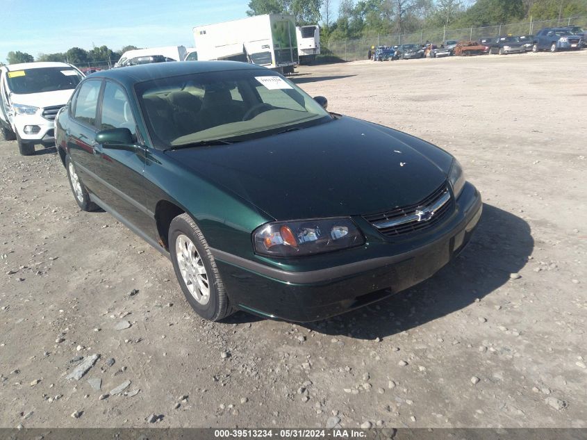 2002 Chevrolet Impala VIN: 2G1WF52E929184595 Lot: 39513234