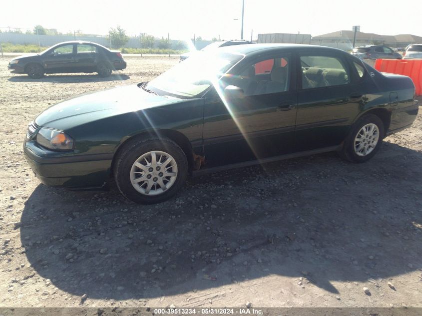 2002 Chevrolet Impala VIN: 2G1WF52E929184595 Lot: 39513234