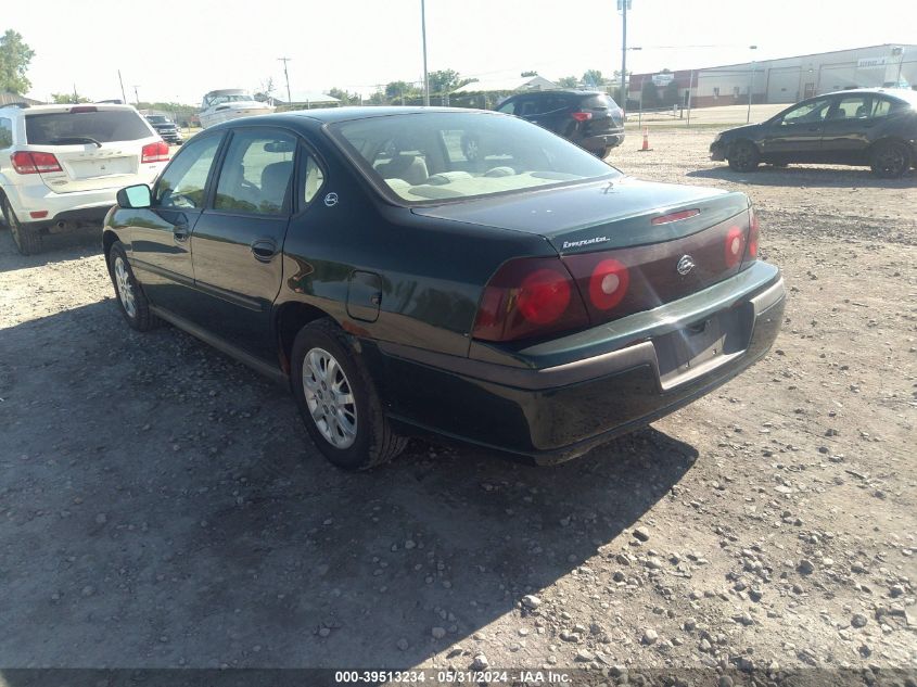 2002 Chevrolet Impala VIN: 2G1WF52E929184595 Lot: 39513234