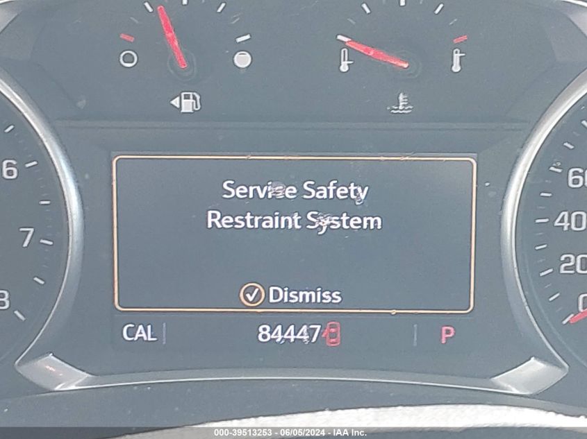 2019 Chevrolet Equinox Lt VIN: 2GNAXVEX7K6281038 Lot: 39513253