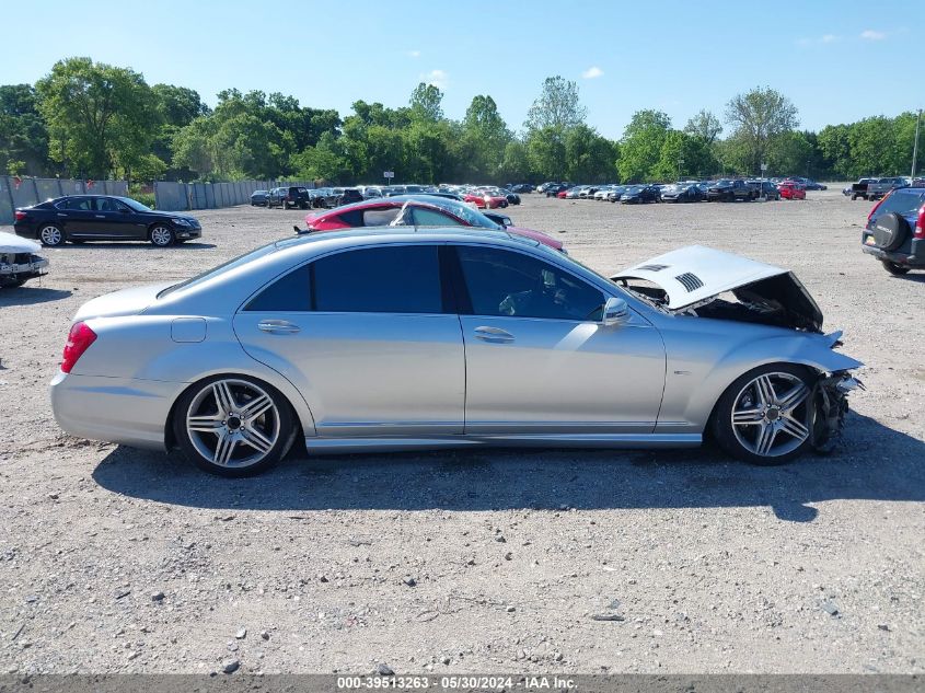 2012 Mercedes-Benz S 550 4Matic VIN: WDDNG9EB6CA471512 Lot: 39513263