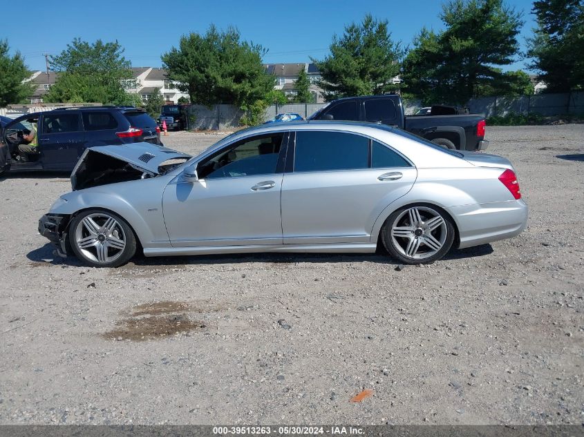 2012 Mercedes-Benz S 550 4Matic VIN: WDDNG9EB6CA471512 Lot: 39513263