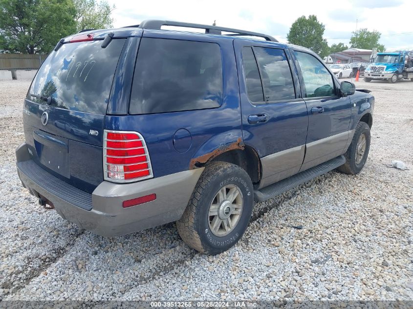 2004 Mercury Mountaineer VIN: 4M2ZU86K74UJ15710 Lot: 39513265