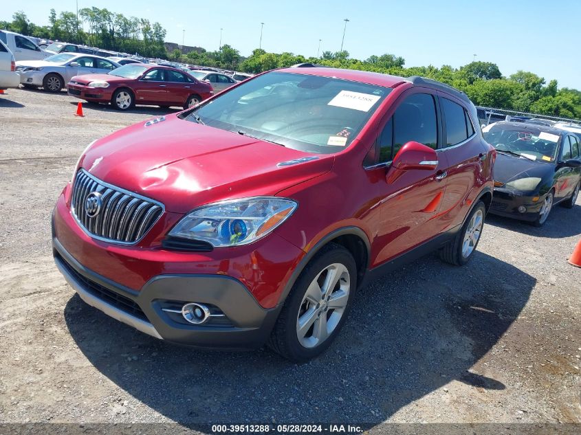 2016 Buick Encore Convenience VIN: KL4CJBSBXGB579754 Lot: 39513288