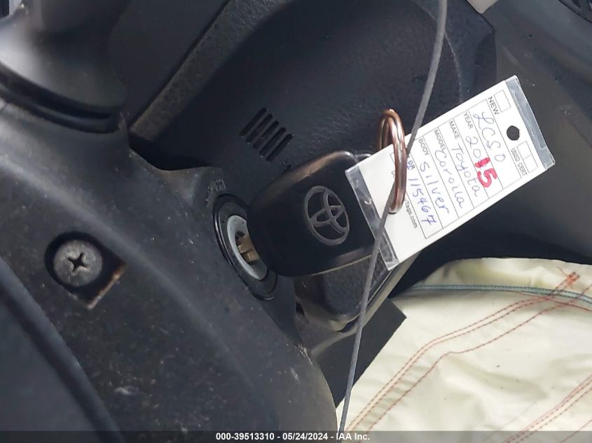 2015 Toyota Corolla Le VIN: 2T1BURHE1FC325692 Lot: 39513310