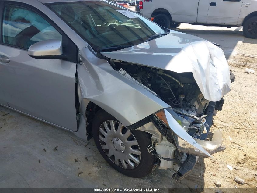 2015 Toyota Corolla Le VIN: 2T1BURHE1FC325692 Lot: 39513310