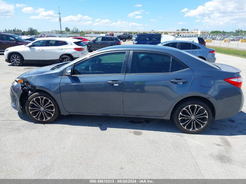 2014 Toyota Corolla S Plus VIN: 2T1BURHE3EC074611 Lot: 39513313