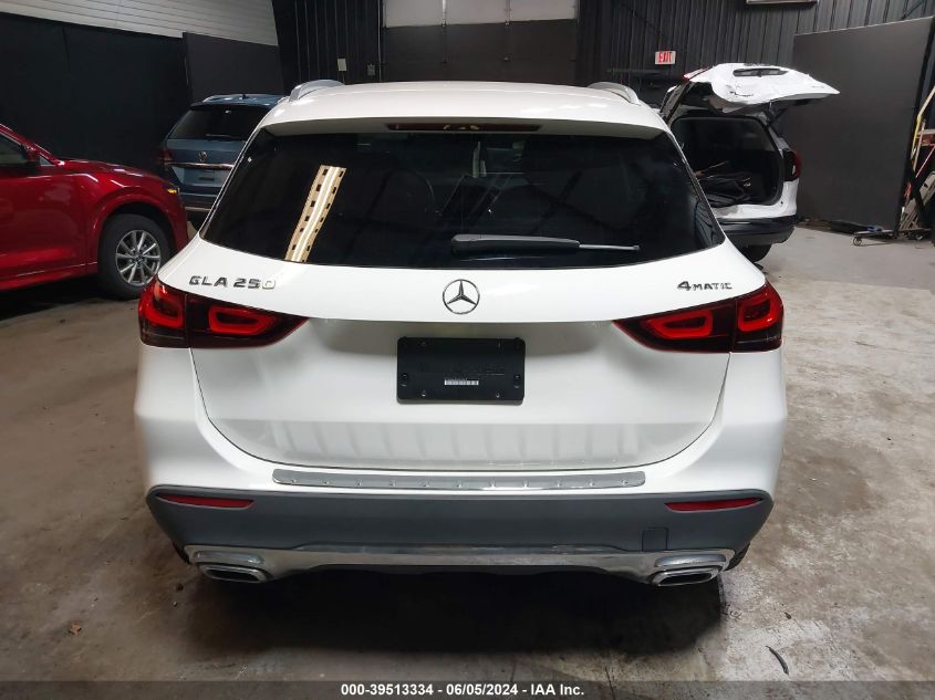 2022 Mercedes-Benz Gla 250 4Matic VIN: W1N4N4HB9NJ392874 Lot: 39513334