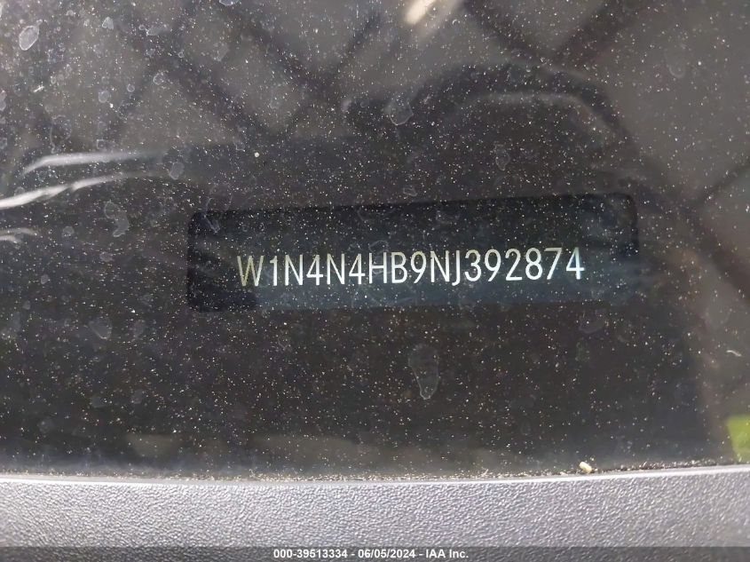 2022 Mercedes-Benz Gla 250 4Matic VIN: W1N4N4HB9NJ392874 Lot: 39513334