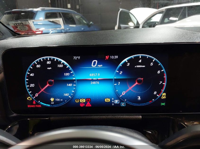 2022 Mercedes-Benz Gla 250 4Matic VIN: W1N4N4HB9NJ392874 Lot: 39513334