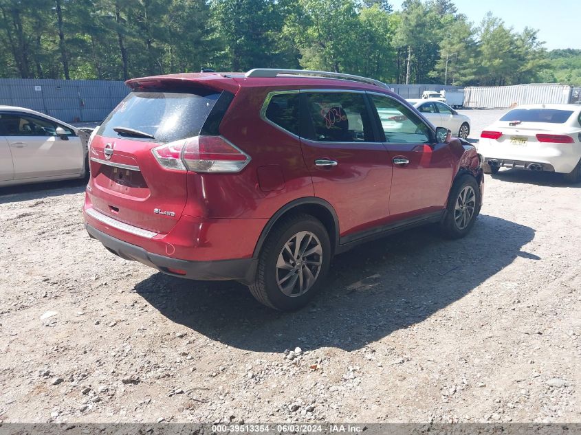 2016 Nissan Rogue Sl VIN: 5N1AT2MV1GC738620 Lot: 39513354