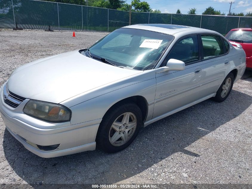 2004 Chevrolet Impala Ls VIN: 2G1WH52K449452939 Lot: 39513355