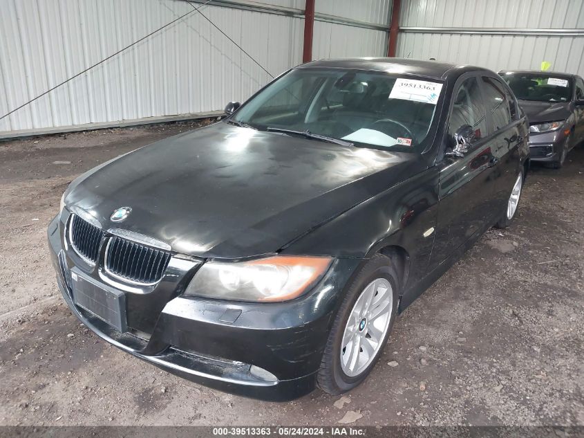 2007 BMW 328I VIN: WBAVA33587KX70017 Lot: 39513363