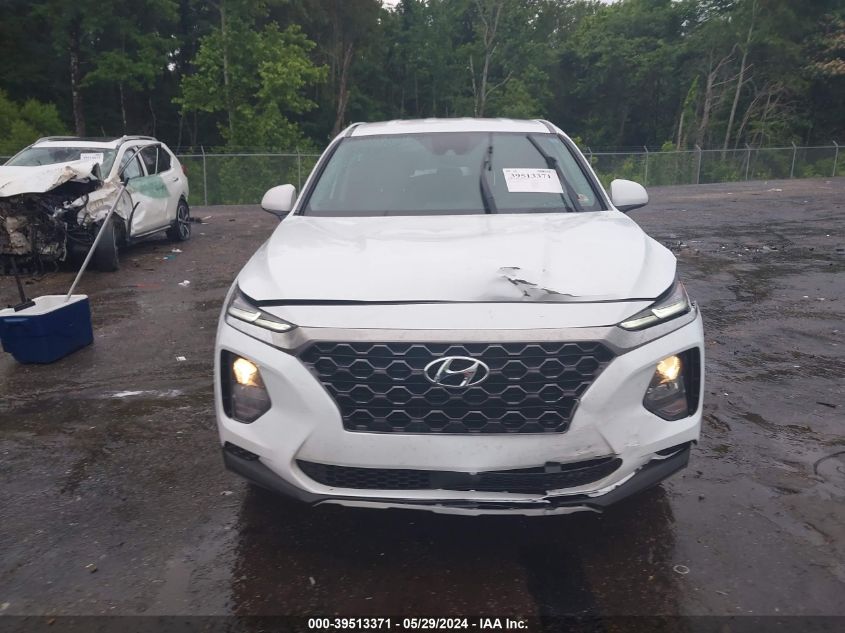 2019 Hyundai Santa Fe Se VIN: 5NMS23AD5KH099407 Lot: 39513371