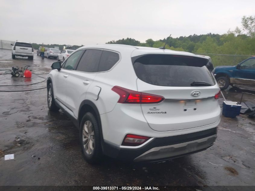 2019 Hyundai Santa Fe Se VIN: 5NMS23AD5KH099407 Lot: 39513371