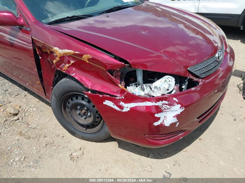 2004 Toyota Camry Le VIN: 4T1BE32K24U289113 Lot: 39513394