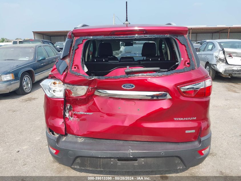 2019 Ford Ecosport Titanium VIN: MAJ3S2KE8KC268913 Lot: 39513398