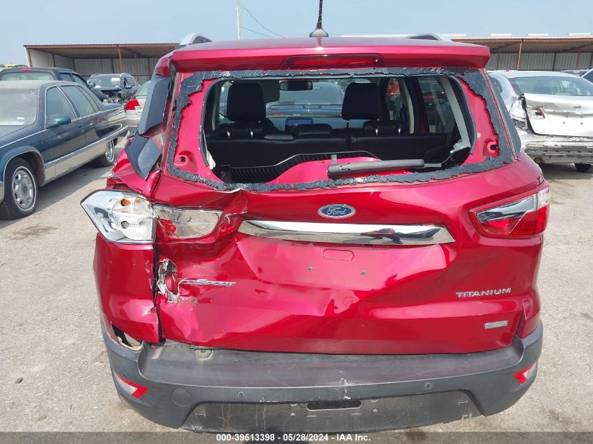 2019 Ford Ecosport Titanium VIN: MAJ3S2KE8KC268913 Lot: 39513398