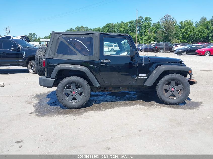 2012 Jeep Wrangler Sport VIN: 1C4AJWAG1CL236613 Lot: 39513403