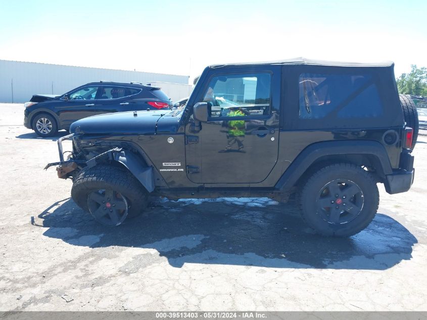 2012 Jeep Wrangler Sport VIN: 1C4AJWAG1CL236613 Lot: 39513403
