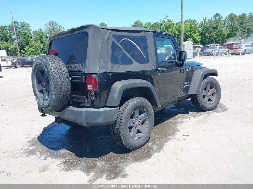 2012 Jeep Wrangler Sport VIN: 1C4AJWAG1CL236613 Lot: 39513403