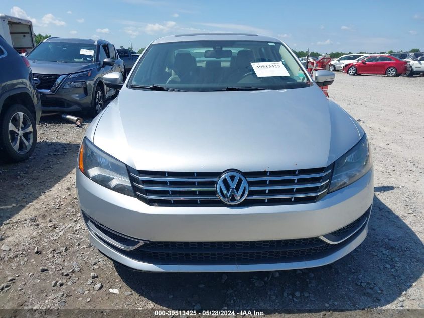 2013 Volkswagen Passat 2.0L Tdi Se VIN: 1VWBN7A3XDC054354 Lot: 39513425