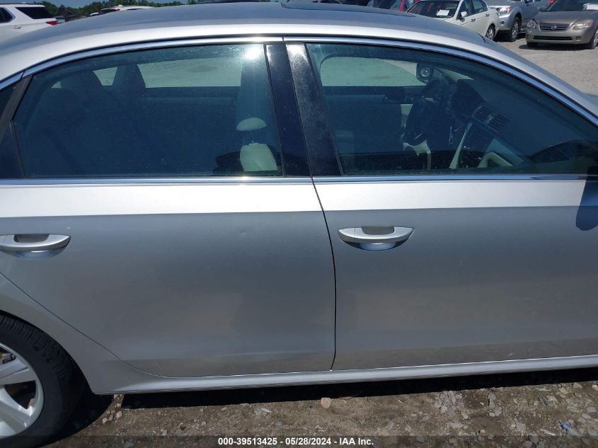 2013 Volkswagen Passat 2.0L Tdi Se VIN: 1VWBN7A3XDC054354 Lot: 39513425