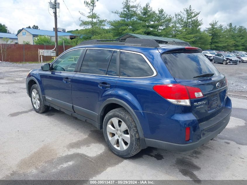 2011 Subaru Outback 2.5I Premium VIN: 4S4BRBCC7B3342543 Lot: 39513437