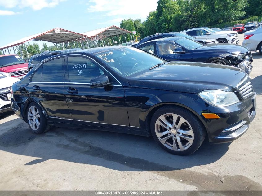 2012 Mercedes-Benz C 300 Luxury 4Matic/Sport 4Matic VIN: WDDGF8BBXCR237739 Lot: 39513478