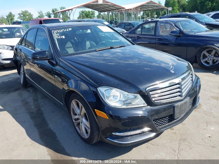 2012 Mercedes-Benz C 300 Luxury 4Matic/Sport 4Matic VIN: WDDGF8BBXCR237739 Lot: 39513478