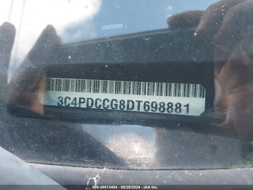 2013 Dodge Journey Sxt/Crew VIN: 3C4PDCCG8DT698881 Lot: 39513484