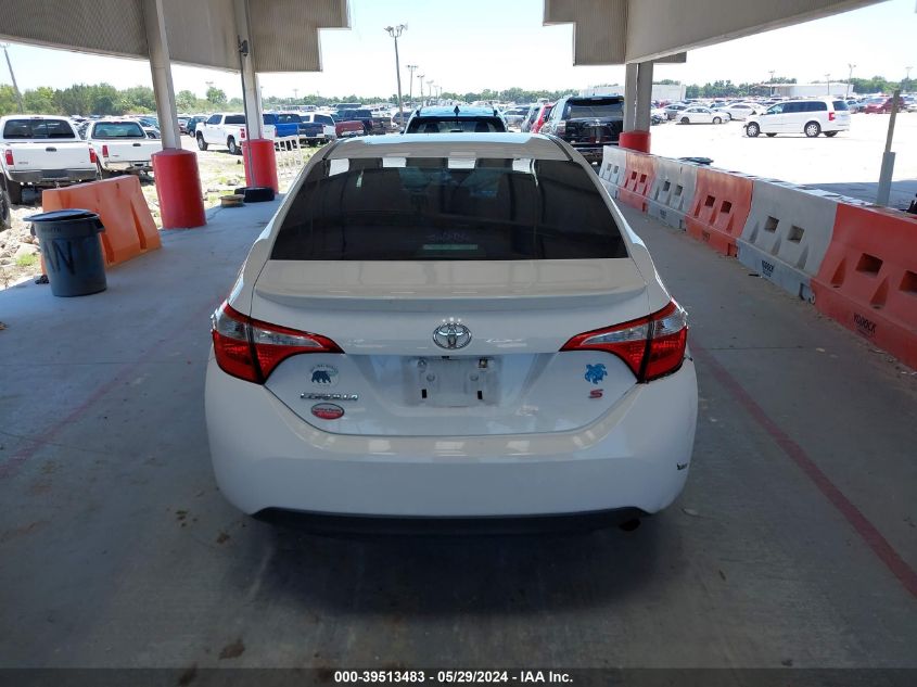 2014 Toyota Corolla S Plus VIN: 2T1BURHE8EC189186 Lot: 39513483