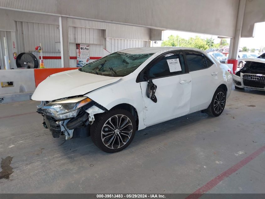 2014 Toyota Corolla S Plus VIN: 2T1BURHE8EC189186 Lot: 39513483