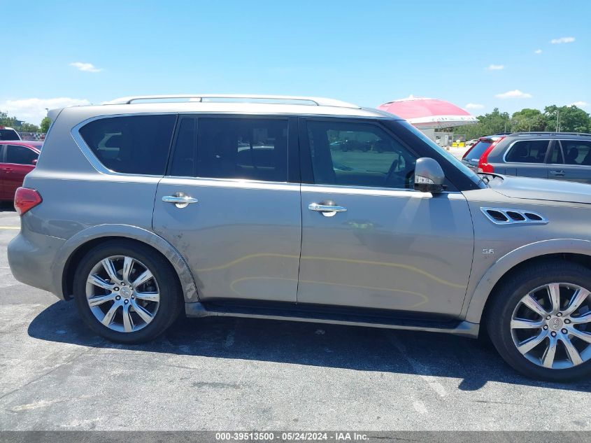 2014 Infiniti Qx80 VIN: JN8AZ2ND7E9751007 Lot: 39513500