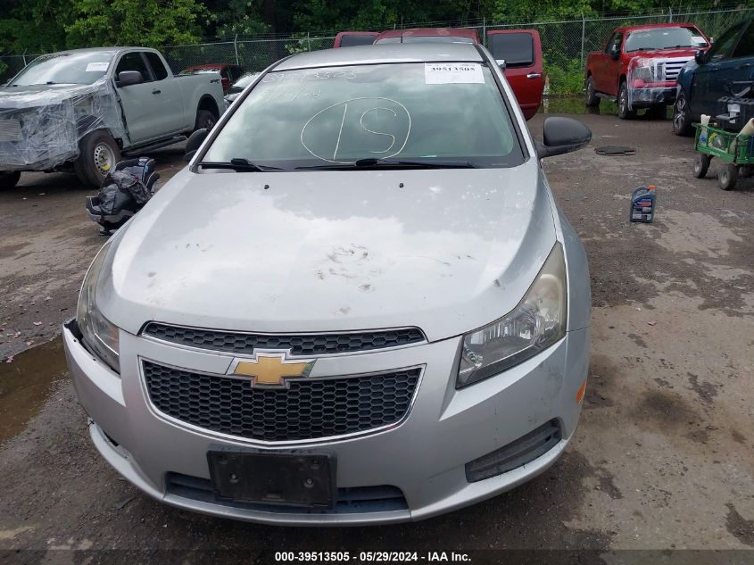 2012 Chevrolet Cruze Ls VIN: 1G1PC5SH6C7280548 Lot: 39513505