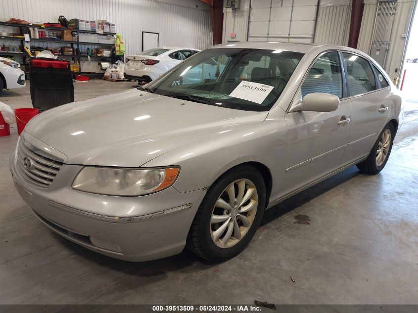 2006 Hyundai Azera Limited/Se VIN: KMHFC46F56A099126 Lot: 39513509